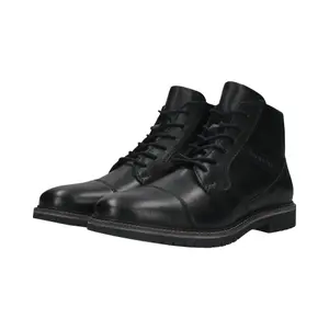 Runde Stiefeletten aus Leder mit synthetischer Sohle Bugatti image-4