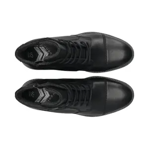 Runde Stiefeletten aus Leder mit synthetischer Sohle Bugatti image-5