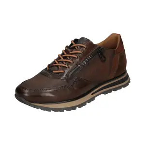 Leather crusted sneakers Bugatti