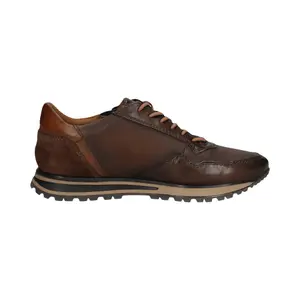Leather crusted sneakers Bugatti image-1