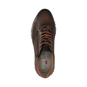 Leather crusted sneakers Bugatti image-3
