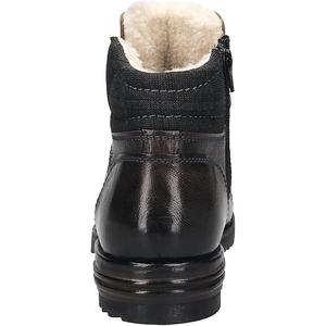 Lace-up leather ankle boots Bugatti dark grey image-5