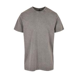 Verbleekt T-shirt met ronde hals Build Your Brand Acid