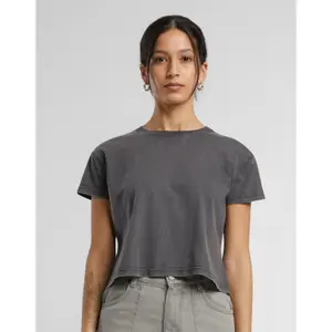 Women's T-shirt Build Your Brand Vintage Cropped image-1