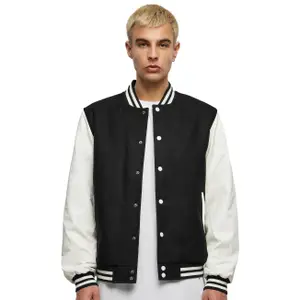Chaqueta universitaria estilo retro Build Your Brand