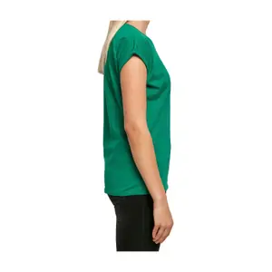 T-shirt da donna off-the-shoulder Build Your Brand image-2