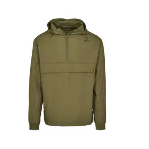 Quarter zip windbreaker Build Your Brand Basic image-0
