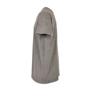 Faded T-shirt with Round Neck Build Your Brand Acid image-3