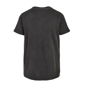 Faded T-shirt with Round Neck Build Your Brand Acid image-1