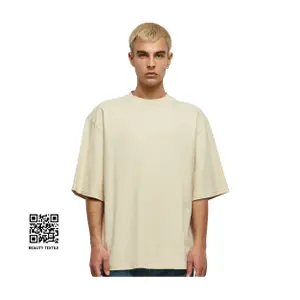 T-shirt oversize z półdługim rękawem Build Your Brand image-1