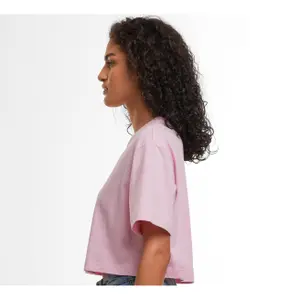 Women's cropped oversized T-shirt Build Your Brand image-1