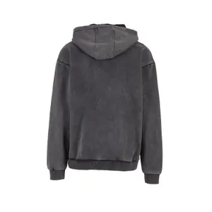 Faded hooded sweatshirt Build Your Brand image-1