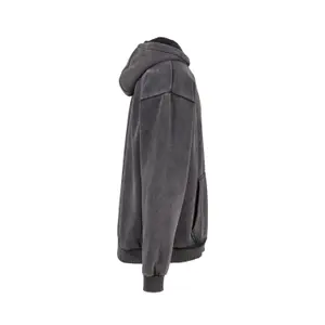 Faded hooded sweatshirt Build Your Brand image-2