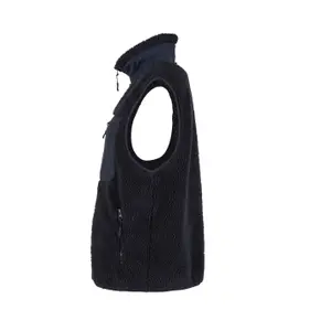 Sleeveless fleece Build Your Brand Sherpa image-3