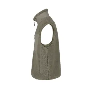 Sleeveless fleece Build Your Brand Sherpa image-3