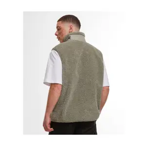 Sleeveless fleece Build Your Brand Sherpa image-4