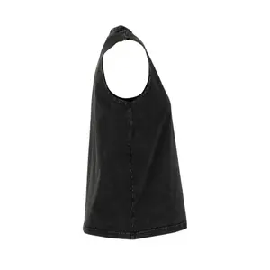 Women's washed T-shirt Build Your Brand Vintage Sleeveless image-2