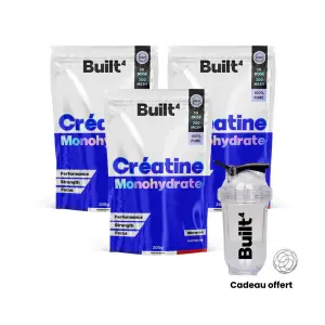 Creatina 50 dosis BUILT4 Monohydrate image-2