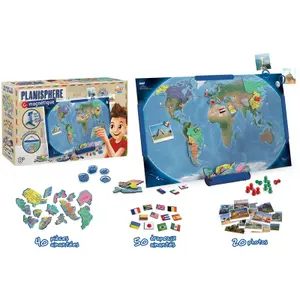 Educational games magnet Buki Planisphere image-2