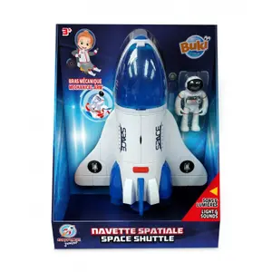 Space shuttle light and sound construction set Buki image-3