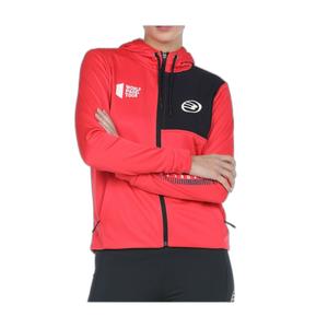 q586499000-sweatshirt-a-capuche-femme-bullpadel-rodigal-rouge-noir