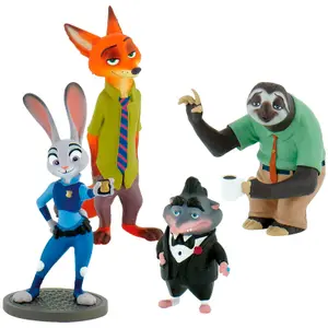 Figurine Bullyland Disney Zootropolis (x4) image-0