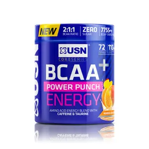 Bcaa usn powerpunch energy orange mango 400g  image-0