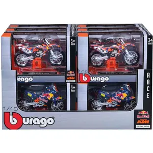 Motorcycle car games Burago Red Bull Ktm 1/18 image-1