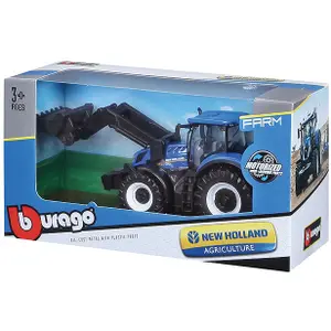 Car sets tractor new holland 1/43e Burago image-0