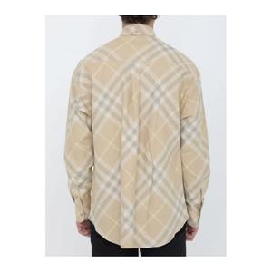 Geruite katoenen blouse Burberry image-2