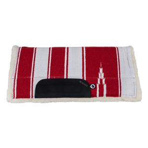 Western saddle pad for horse with neoprene insert Burioni Navajo image-1