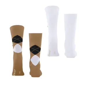 Football Socks Burlington Everyday Argyle (x2) image-3