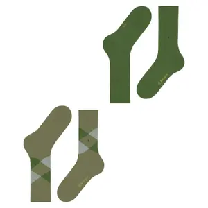 Football Socks Burlington Everyday Argyle (x2) image-3