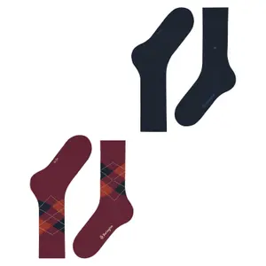 Football Socks Burlington Everyday Argyle (x2) image-3