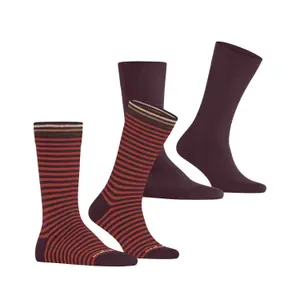 Football Socks Burlington Everyday Stripe (x2) image-1