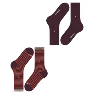 Football Socks Burlington Everyday Stripe (x2) image-2
