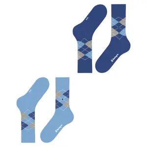 Football Socks Burlington Everyday Argyle (x2) image-3