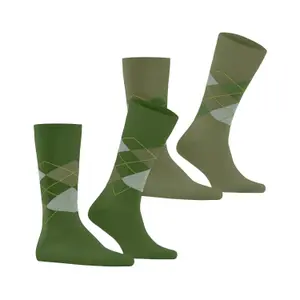 Football Socks Burlington Everyday Argyle (x2) image-1