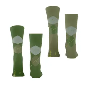 Football Socks Burlington Everyday Argyle (x2) image-2