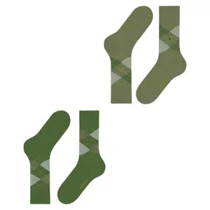 Football Socks Burlington Everyday Argyle (x2) image-3
