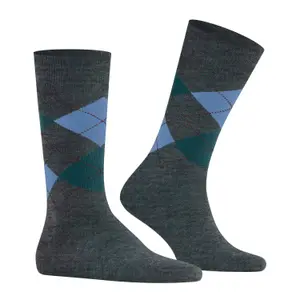 Football Socks Burlington Edinburgh Melange image-1