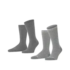 Football Socks Burlington Everyday Stripe (x2) image-0