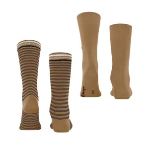 Football Socks Burlington Everyday Stripe (x2) image-3