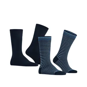 Football Socks Burlington Everyday Stripe (x2) image-1