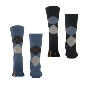 Calcetines Burlington Everyday Argyle (x2) image-3