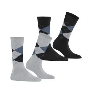 Women's socks Burlington Everyday Argyle (x2) image-0