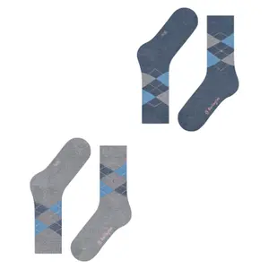 Skarpetki damskie Burlington Everyday Argyle (x2) image-1