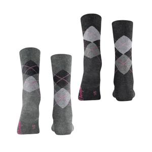 Women's socks Burlington Everyday Argyle (x2) image-2