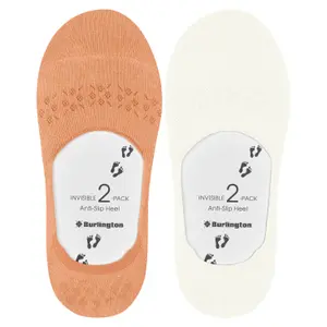 Niewidoczne skarpetki damskie Burlington Everyday (x2) image-1