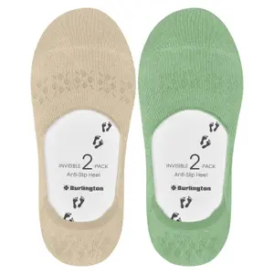 Niewidoczne skarpetki damskie Burlington Everyday (x2) image-1